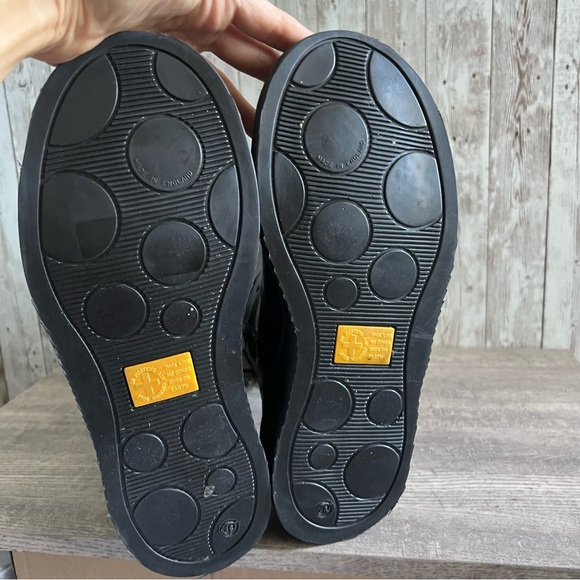 Dr. Martens Rare 3A34 Black Lace Up Mid Calf Wedge 90’s Women's Boots size 7 - Picture 10 of 10